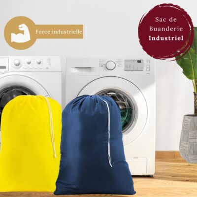 Sac de Buanderie Industriel en Nylon : Résistant et Pratique pour Buanderies!