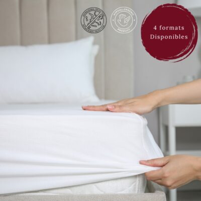 Protège-Matelas avec Jupon de Qualité pour Hébergement