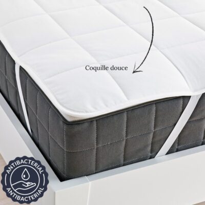 Protège-matelas simple élastique à l'unité