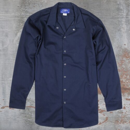 chemise de travail marine 100% coton