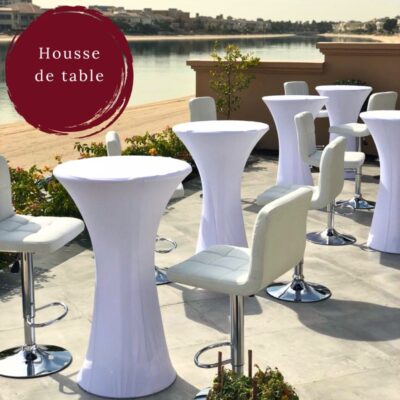 Housse de Table Spandex Premium : La Solution Ultime pour Vos Événements Professionnels