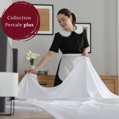 Drap plat Simple T250 Percale plus à l'unité