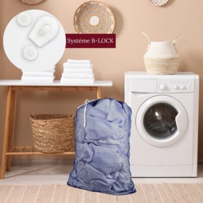 50 Sacs de lavage en maille bleu royal