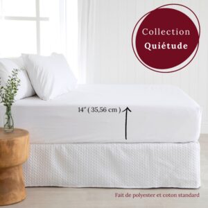 drap housse 14'' Queen collection Quiétude