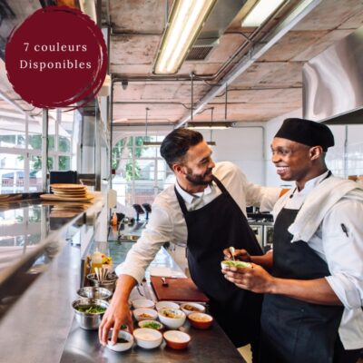 Tablier de Cuisinier Professionnel : Praticité et Élégance pour les Cuisiniers