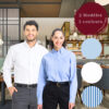 Chemise Oxford Professionnelle : La Tenue Ultime pour Serveuses et Service Client