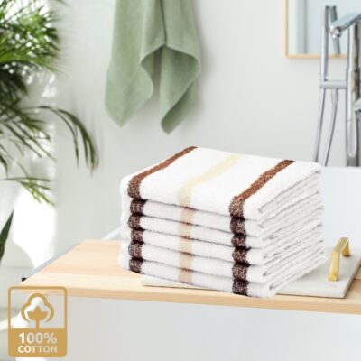 Lingettes Carrées en 100 % Coton : Douceur et Élégance pour un Nettoyage Parfait !