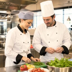 Vêtements de cuisinier professionnels
